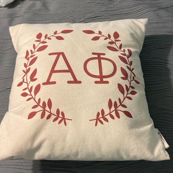 Alpha Phi Sorority 14 x 14 Canvas Pillow - Picture 1 of 2